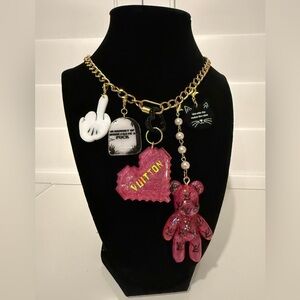 LV Digital Heart charm (handmade by 🙋🏾‍♀️)